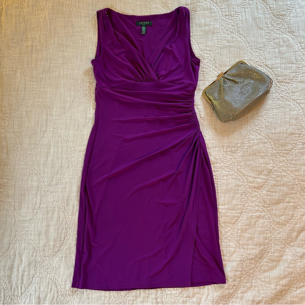 Ralph Lauren Magenta Cocktail Dress - women’s size 8